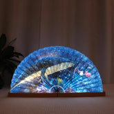 企業定製伴手禮折叠扇形小書燈